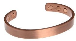 bracelet cuivre de 18cm et 6 aimants