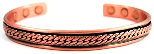 Bracelet magnétique cuivre Epinette